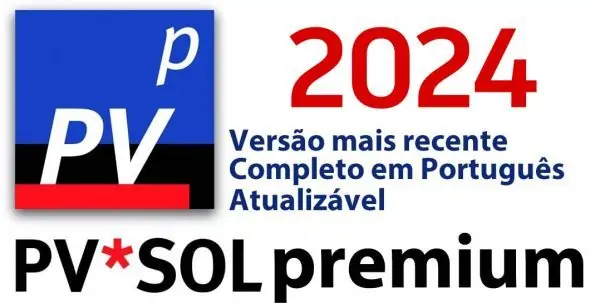software pv*sol 2024 (premium) atualizável em português licença p/ 2 anos