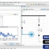 Software: Uma tela de computador exibindo a interface do software de simulação CYME 9.0 com um gráfico de linhas e diagrama de circuitos. As sobreposições de texto dizem ENVIO INSTANTÂNEO, ATIVAÇÃO ONLINE e LICENÇA ORIGINAL, destacando a facilidade de entrega imediata quando você compra o CYME 9.0 em uma loja de software.