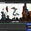 Software: Uma interface de software de animação digital mostra um personagem semelhante a um dragão entre pedras e árvores, com o texto ENVIO INSTANTÂNEO, ATIVAÇÃO ONLINE, LICENÇA ORIGINAL no canto. Experimente a entrega imediata com nosso Moho Pro 14 - Licença Permanente Atualizável de primeira linha em nossa loja de software líder.