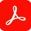 Software: Um ícone quadrado vermelho exibindo um design estilizado da letra A branca representa o popular software de formato de documento, Adobe Acrobat Pro DC 2024. Perfeito para quem deseja comprar uma licença para funcionalidade e eficiência perfeitas.