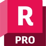 Software: Um logotipo vermelho e rosa com uma grande letra R branca em um fundo vermelho mais escuro, com a palavra PRO em branco abaixo, simboliza soluções de software de ponta e promete entrega imediata.