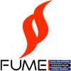 Software: O logotipo exibe um design abstrato de chama vermelha acima da palavra FUME em preto. Ao lado dele, há três pequenos retângulos azuis com texto em português que enfatizam a entrega instantânea, ativação online e licença original — perfeito para quem quer comprar Sitni Sati FumeFX 5.0.6 para 3ds Max 2014-2021 - VITALÍCIO de uma loja de software confiável.