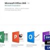 Software: Uma imagem exibindo o Microsoft Office 365 2021 (Pacote Office) VITALÍCIO com ícones de aplicativos para Word, Excel, PowerPoint, Outlook e OneNote. A sobreposição de texto diz “Envio Instantâneo”, “Ativação Online” e “Licença Original”. Perfeito para quem busca comprar licença de uma loja de software confiável.
