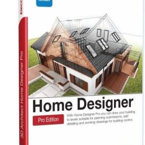 Software: A embalagem do 3D Architect Home Designer Pro apresenta um modelo de casa contemporâneo em andamento, tornando-o perfeito para construtores, desenvolvedores e designers. Com licenciamento original e entrega instantânea disponível, é a opção ideal quando você quer "comprar software" de uma loja de software confiável.