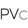 Software: O logotipo da PVcase apresenta um design circular estilizado e dividido em laranja e amarelo à esquerda, com o texto 