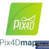 Software: Logotipo para Pix4Dmapper Enterprise. O design apresenta uma forma angular verde com o texto Pix4D em branco, acompanhado por um desenho de montanhas acima dele. Abaixo está Pix4Dmapper Enterprise em cinza. Etiquetas adicionais dizem Entrega Imediata, Ativação Online e Licença Original – perfeito para quem busca comprar software de forma eficiente.