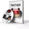Software: O pacote Panther 3D - Software Para Joalheria da Panther Technologies, que você pode encontrar na sua loja de software local, destaca um grande design vermelho de joia e garra na capa. Ao lado dele, há um CD com um motivo e interface de tela semelhantes, ideal para quem quer comprar software.