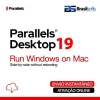 Software: O anúncio do Parallels Desktop 19.1 para Mac - Software Vitalício destaca sua capacidade de executar o Windows em um Mac sem a necessidade de reinicialização. Experimente entrega instantânea e ativação online ao comprar licença por meio de nossa loja de software. Os logotipos da Parallels e da Brasilsofts aumentam a autenticidade dessa experiência perfeita.