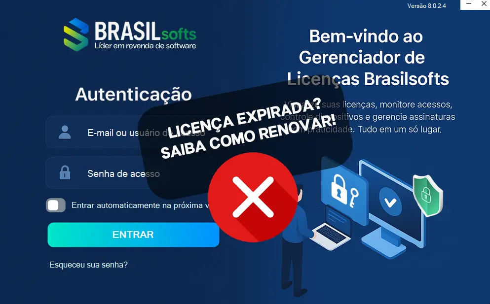 Licença Expirada Brasilsofts
